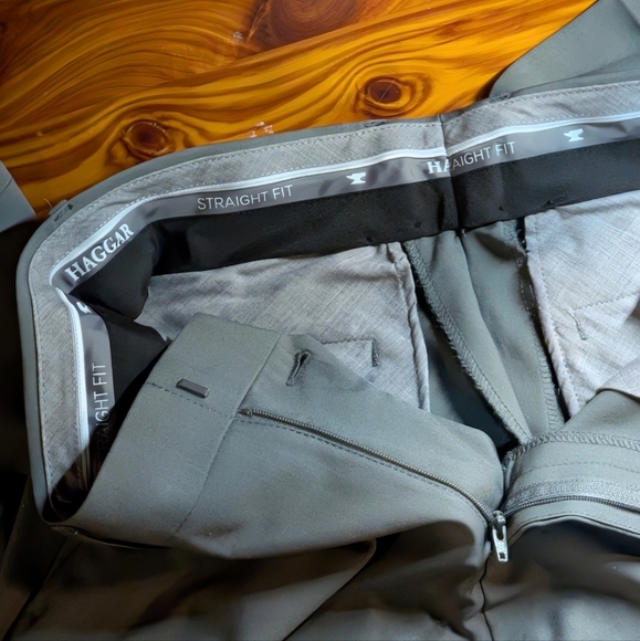 Haggar Gray Dress Pants - Picture 6 of 6